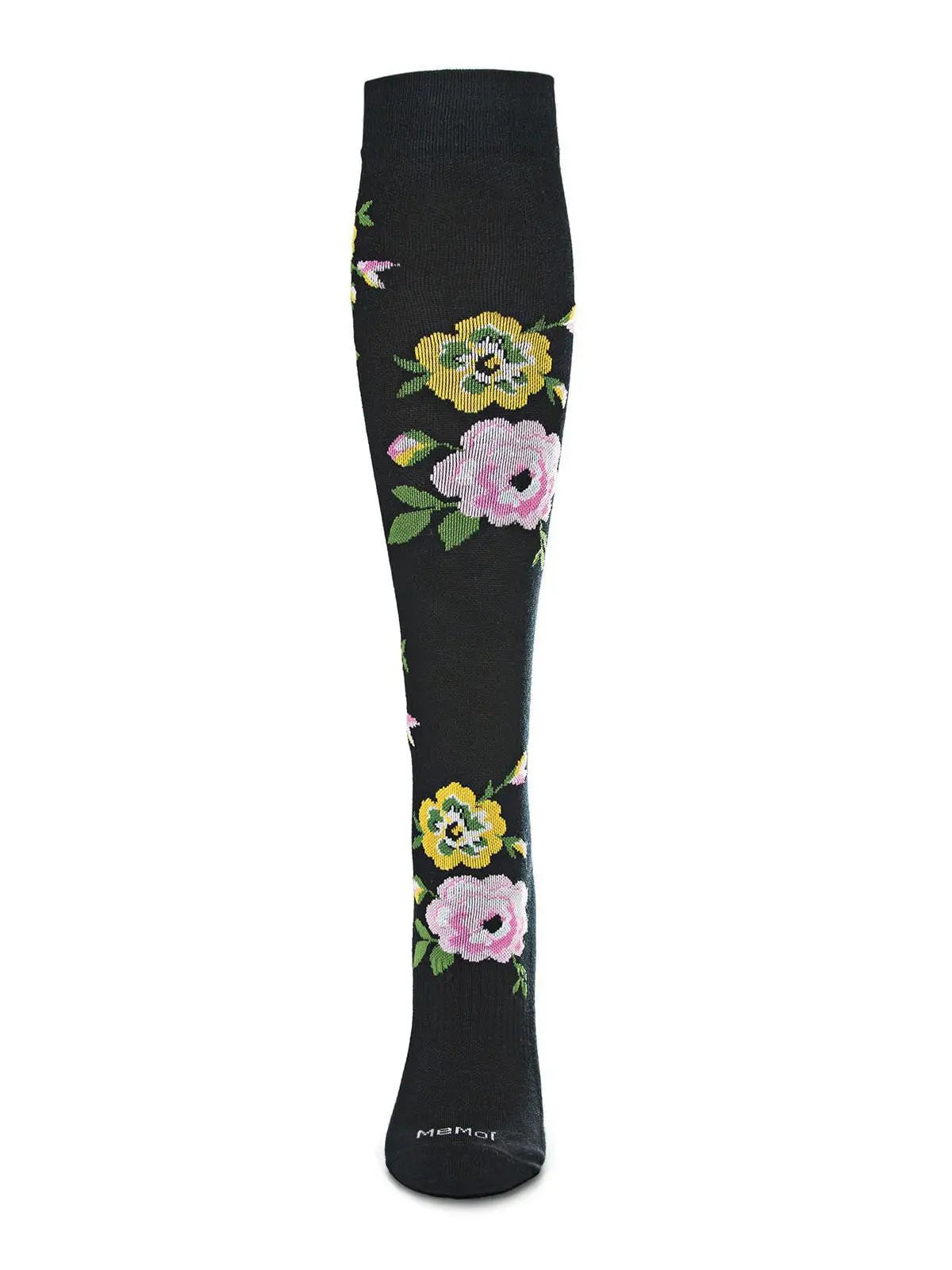 Floral Design Women's Bamboo Compression Socks - The Sockery