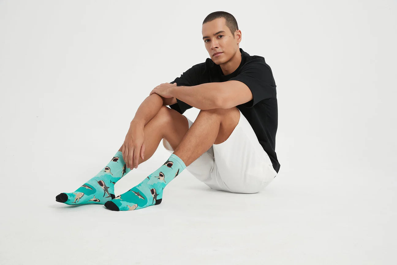 Bite Me Men's Bamboo Crew Socks