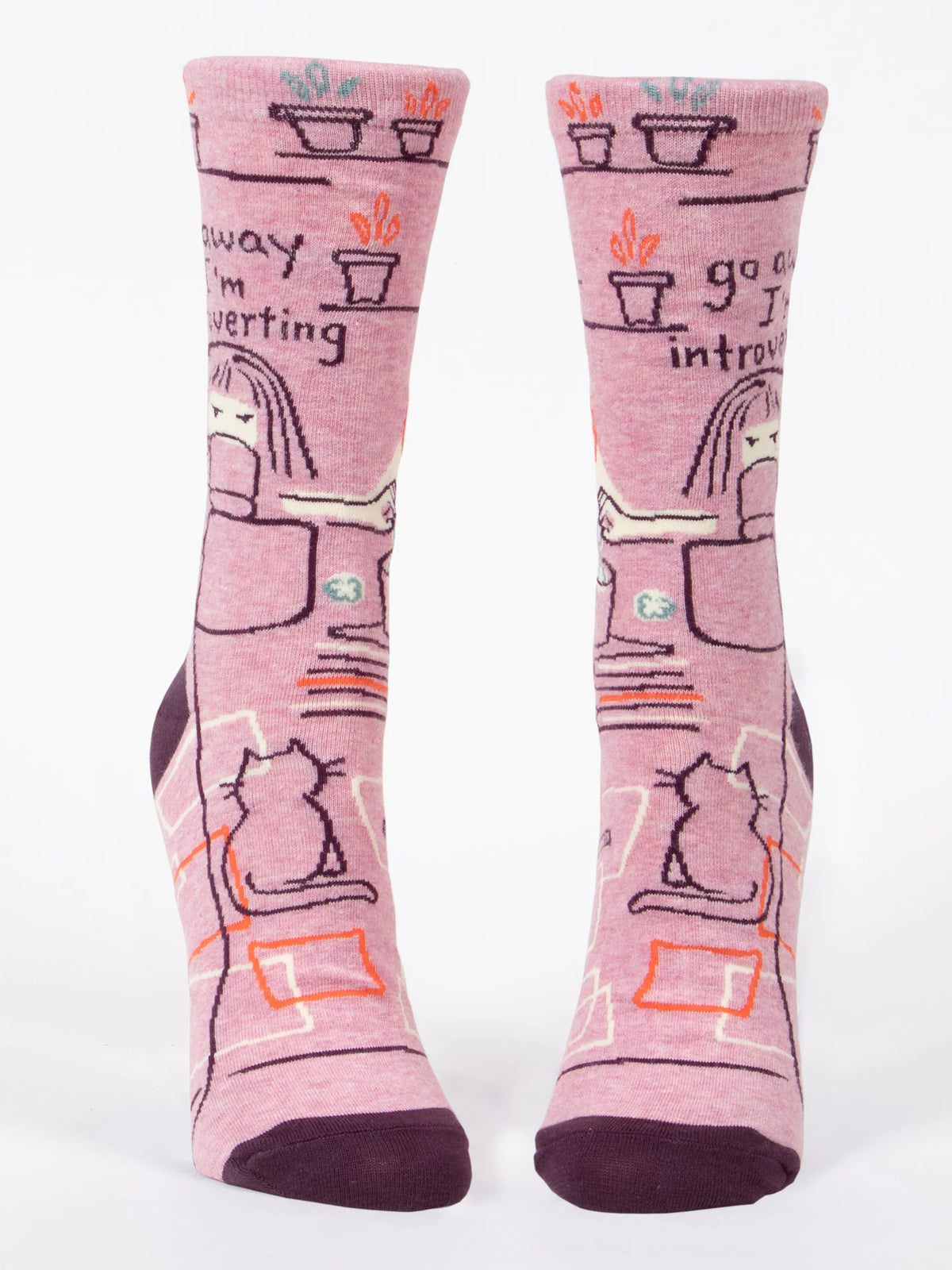 Go Away, I'm Introverting Women's Crew Socks