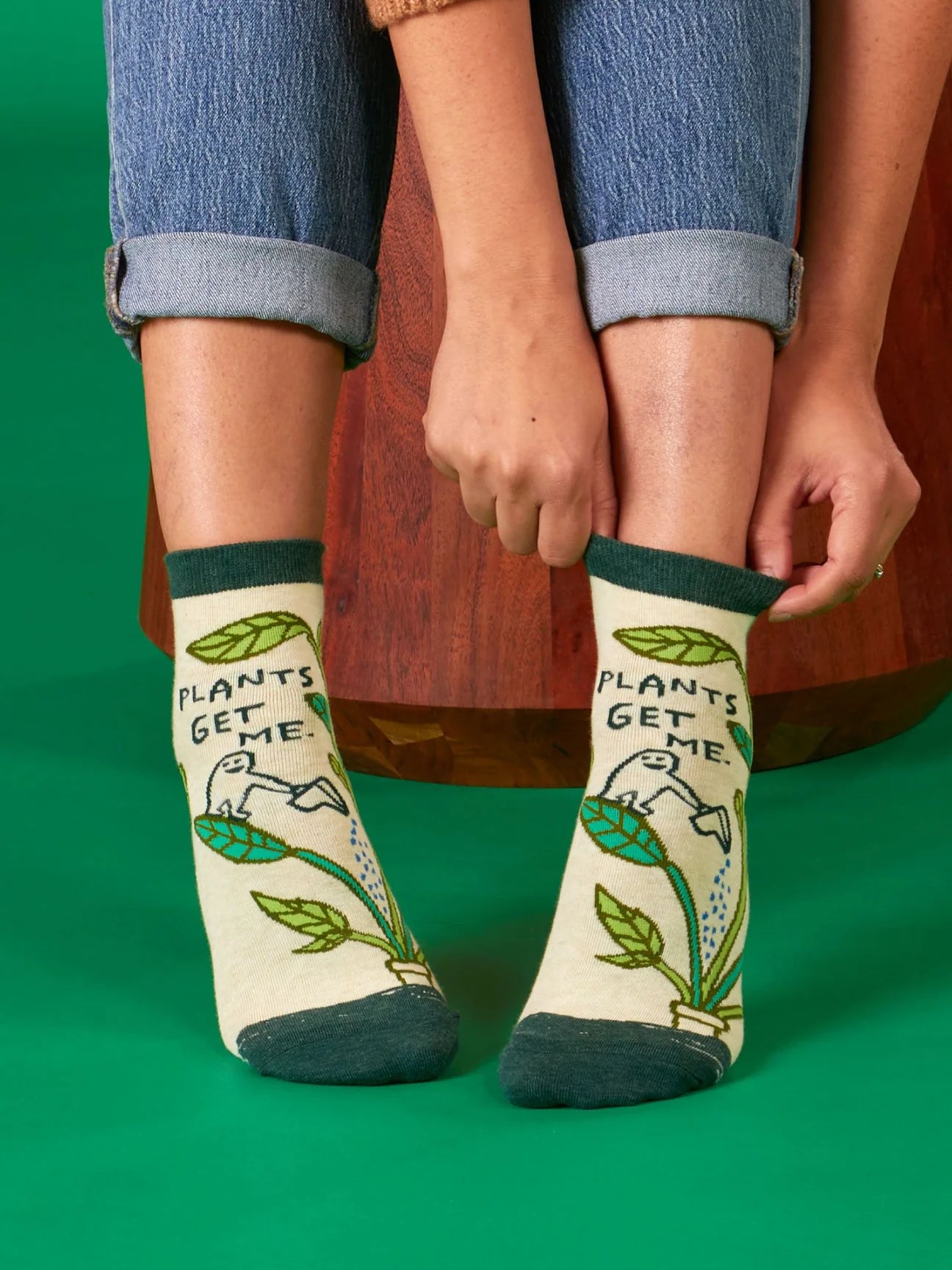 Plants Get Me Womens Ankle Sock - The Sockery