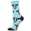Wow Cow Women's Cotton Crew Socks