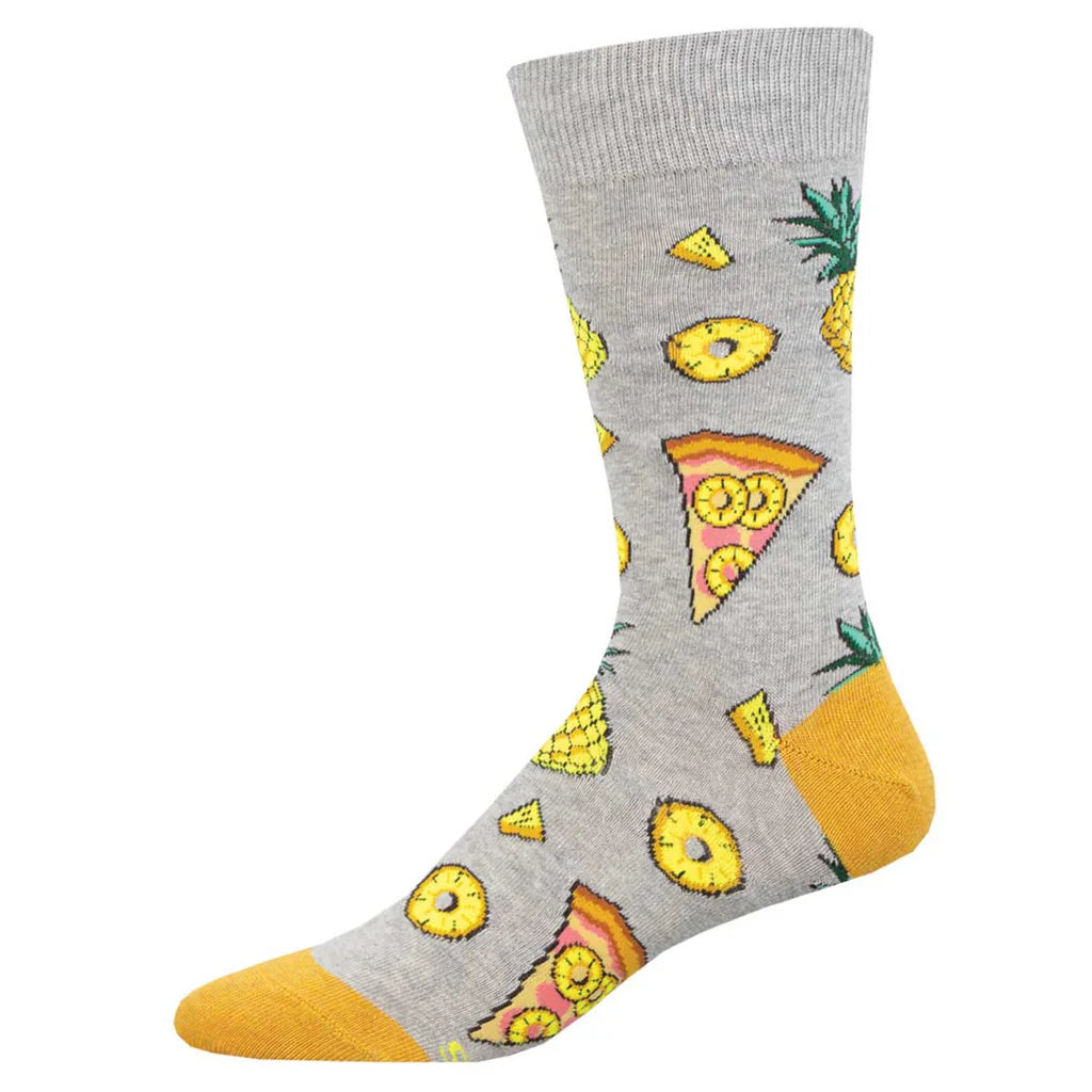 Hawaiian Pizza Men's Crew Socks - The Sockery