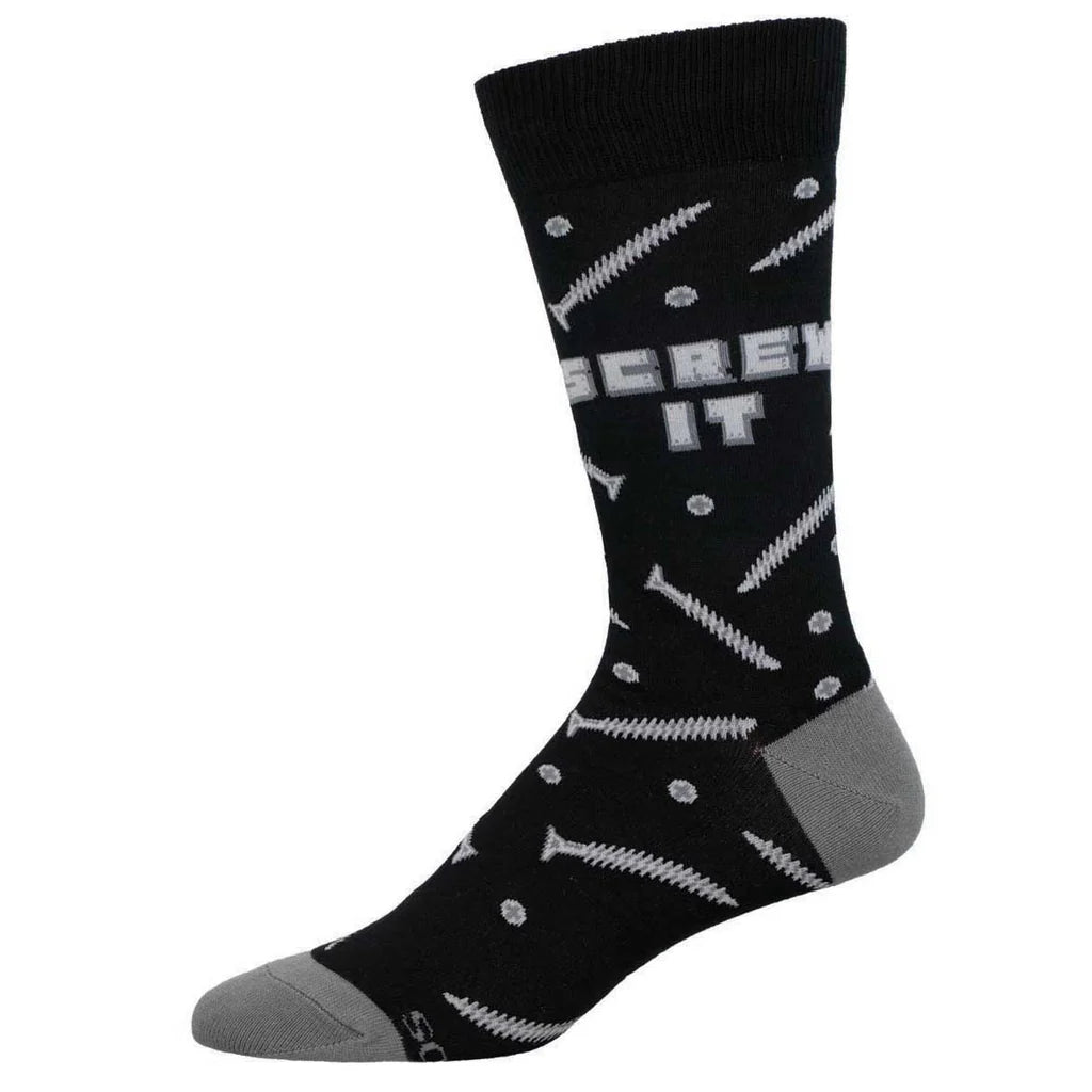 Screw It Men's Crew Socks - The Sockery