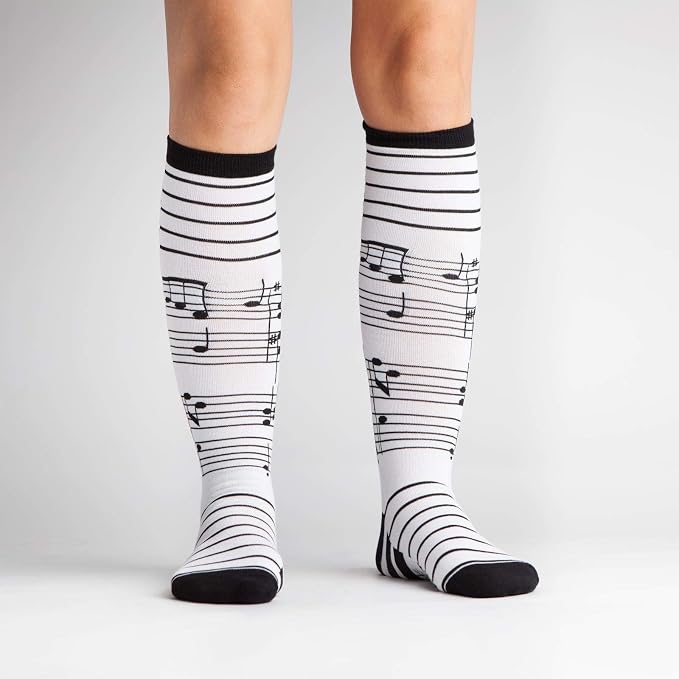 Foot Notes Knee High Sock in Extra Stretchy for Wide Calves