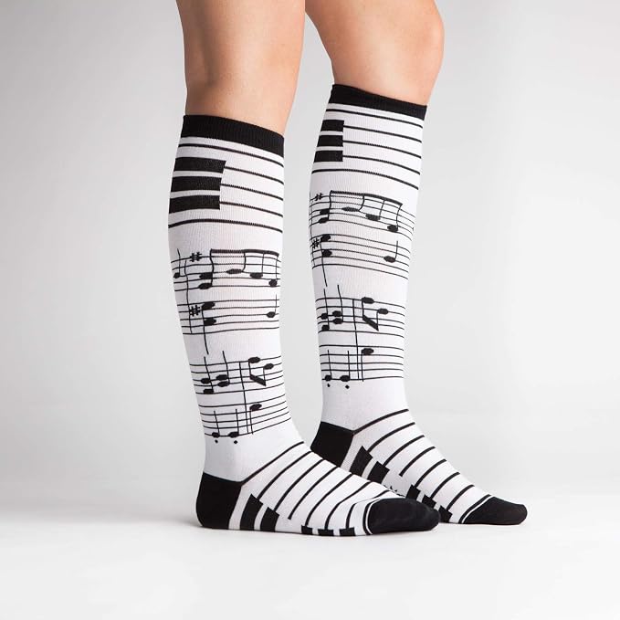 Foot Notes Knee High Sock in Extra Stretchy for Wide Calves