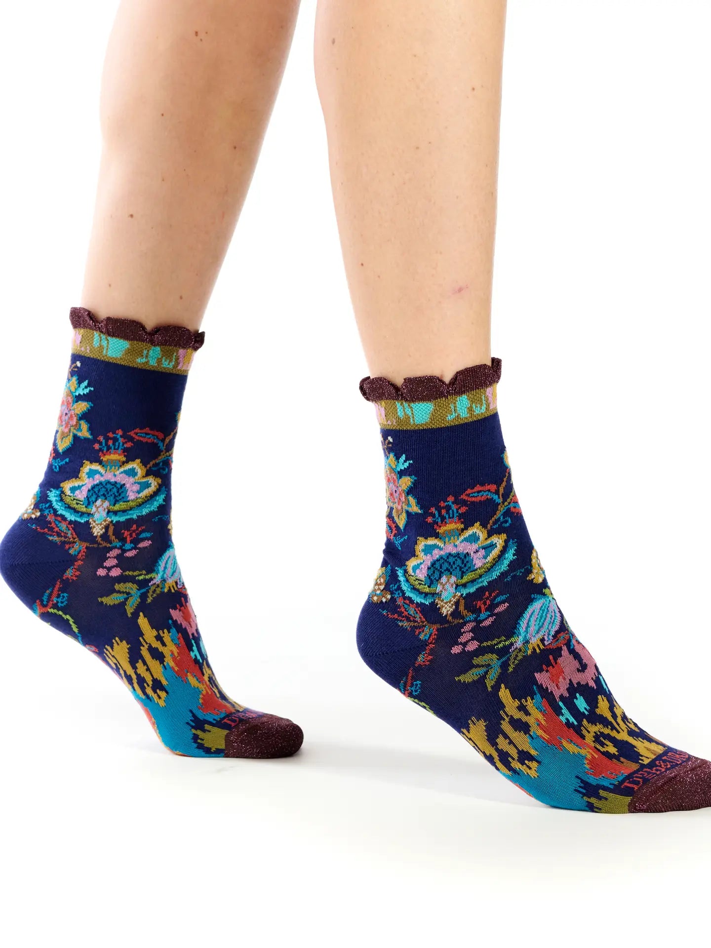 Grenade Women's Frilled Crew Socks