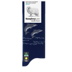 Navy sock with dolphin design and Humphrey Law branding on a white background