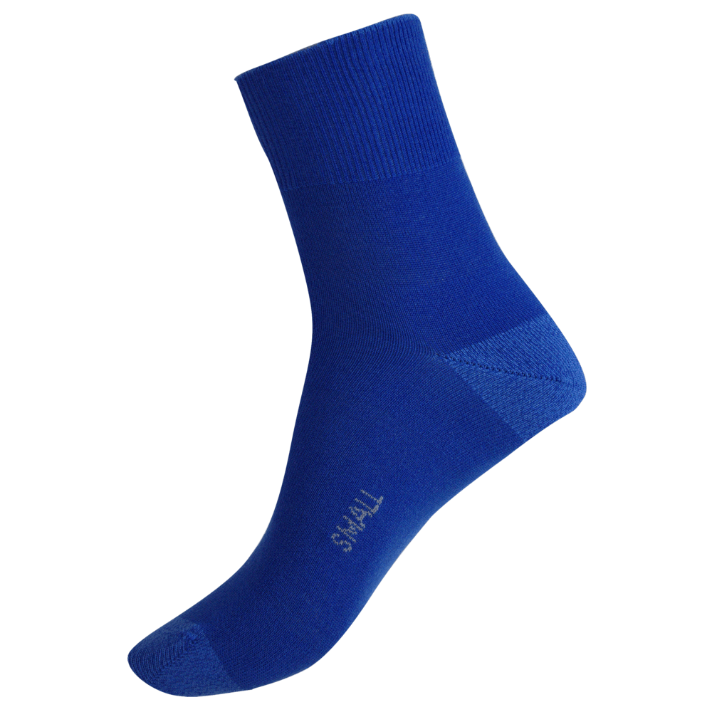 Soft Merino Short Leg Socks in Bright Blue - Aussie Made