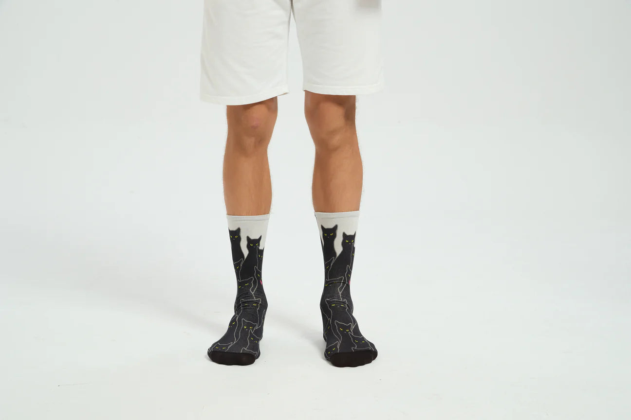 Nine Lives Men's Bamboo Crew Socks