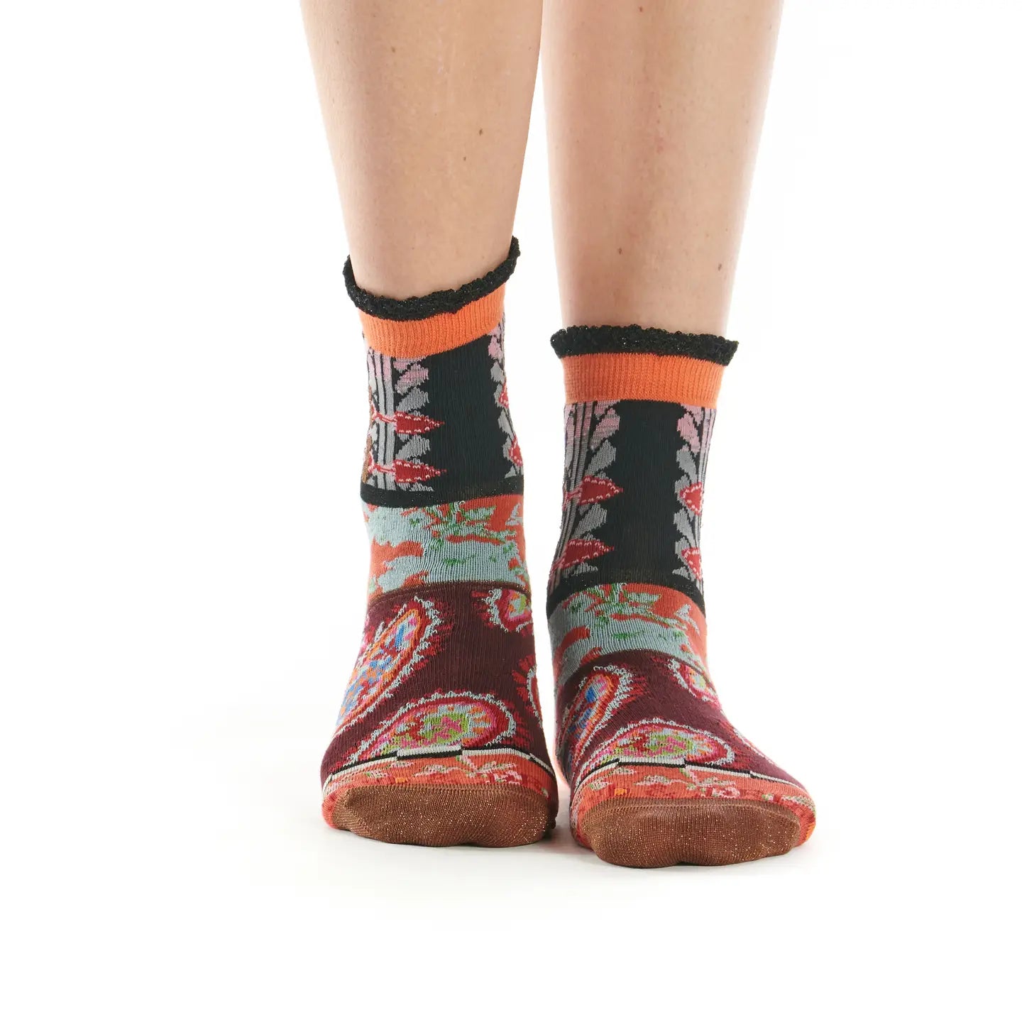 Ireland Women's Frilled Quarter Socks -the sockery