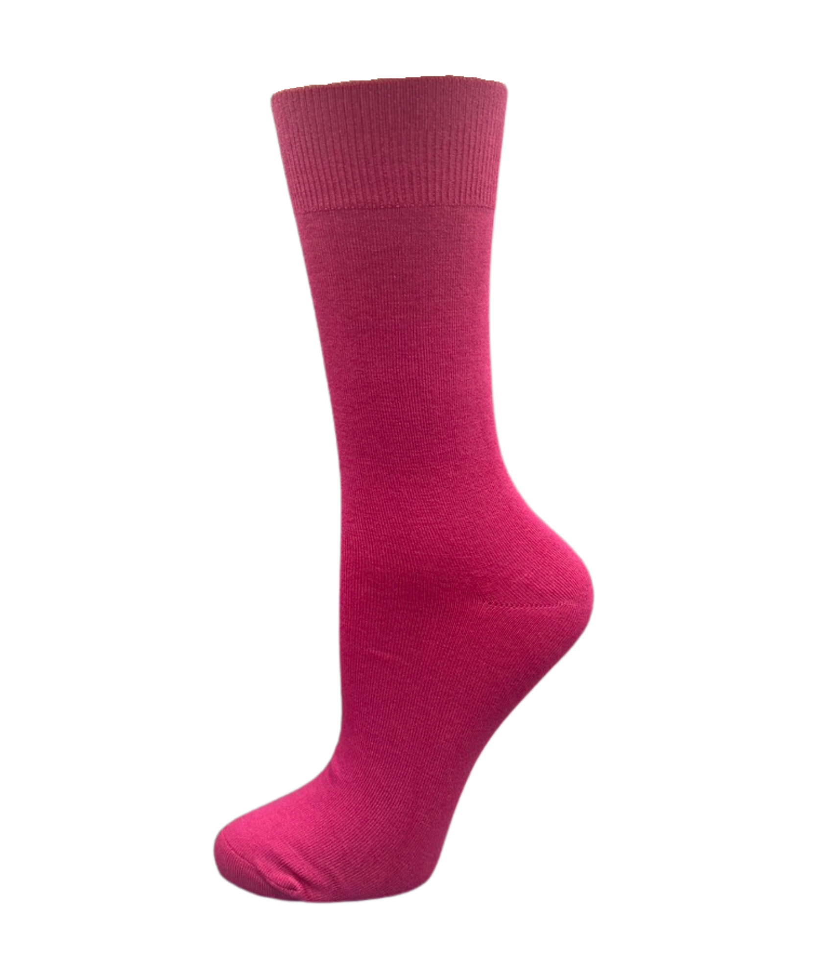 HOT PINK LOOSE TOP SOCKS - THE SOCKERY