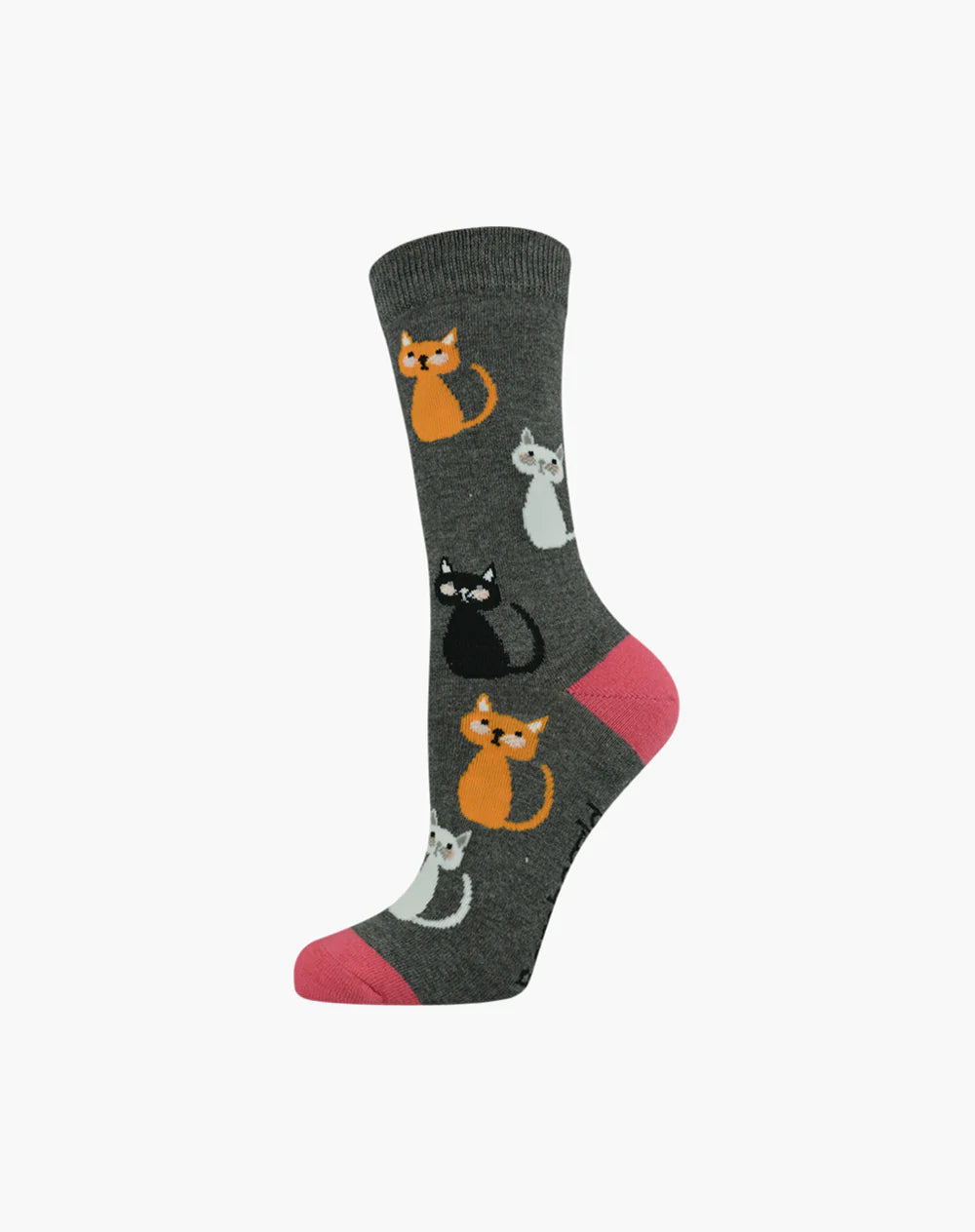 Kitty Cats Women's Bamboo Crew Socks