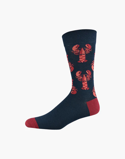 Leroy Lobster Men's Bamboo Socks