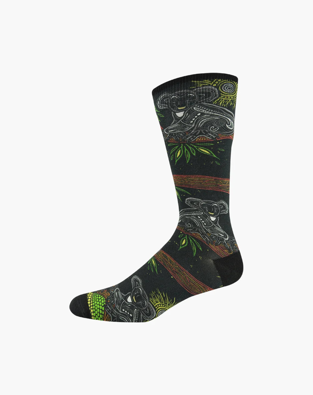Native Australian Koala Men's Printed Bamboo Socks