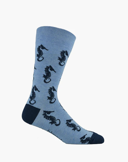 Seahorse Men's Bamboo Socks