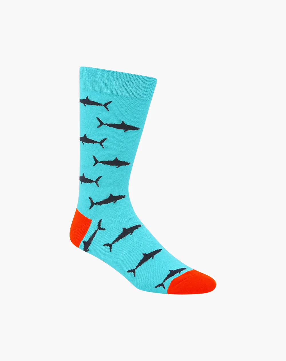 Sharks Men's Bamboo Crew Socks - The Sockery