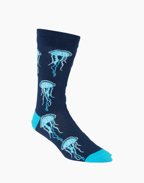 Jellyfish Men's Bamboo Socks - The Sockery