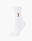 Meerkat Zoo Conservation Women's Bamboo Crew Socks - The Sockery