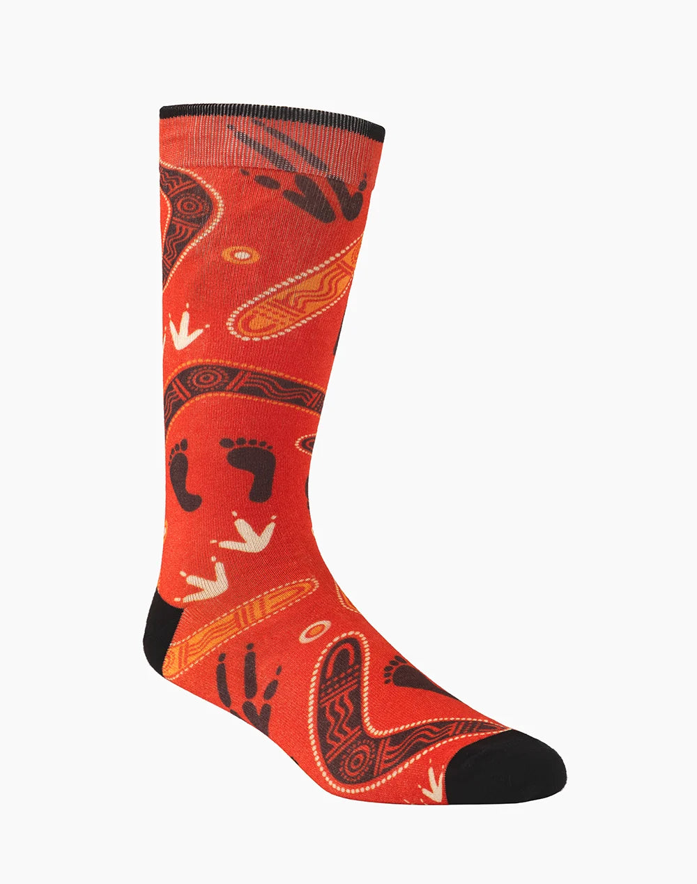 Native Australian Hunting Men's Printed Bamboo Socks