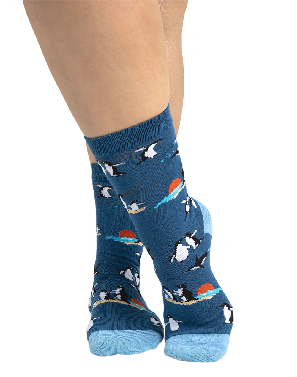 Little Penguins Women's Bamboo Crew Socks - The Sockery