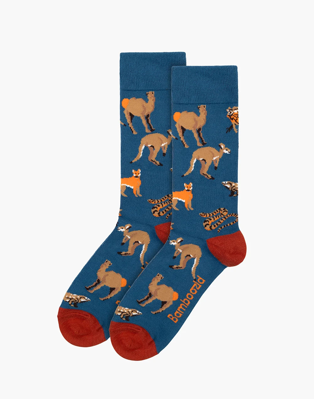 Outback Animals Men's Bamboo Socks