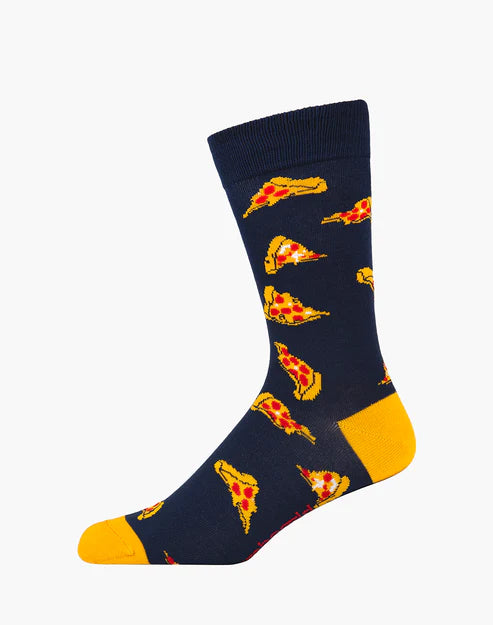 Pepperoni Men's Bamboo Crew Socks - The Sockery