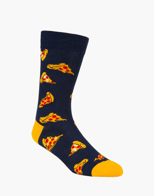 Pepperoni Men's Bamboo Crew Socks - The Sockery