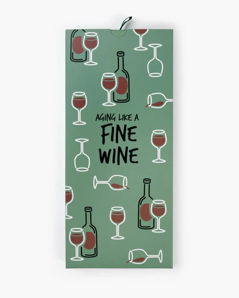 Fine Wine Sock Card