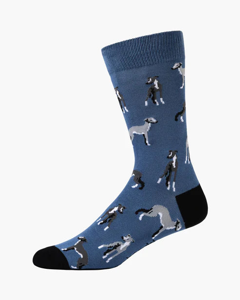 Greyhound Men's Bamboo Socks