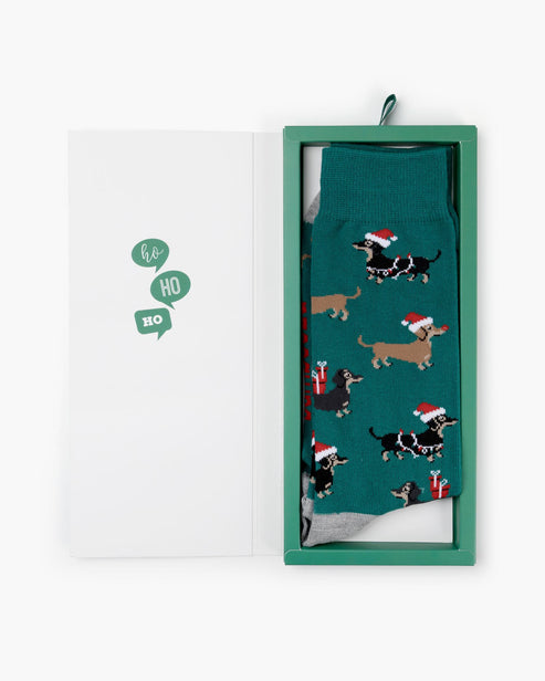 Ho Ho Ho Dash Sock Card