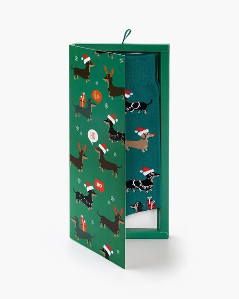 Ho Ho Ho Dash Sock Card