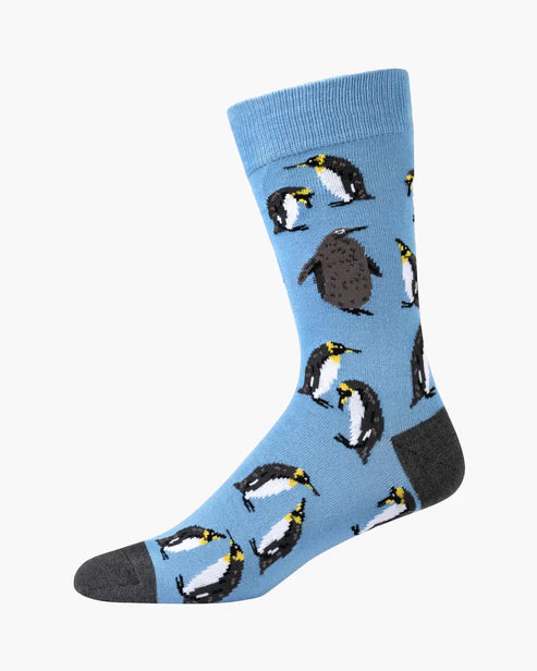 Pesto The Penguin Men's Bamboo Socks