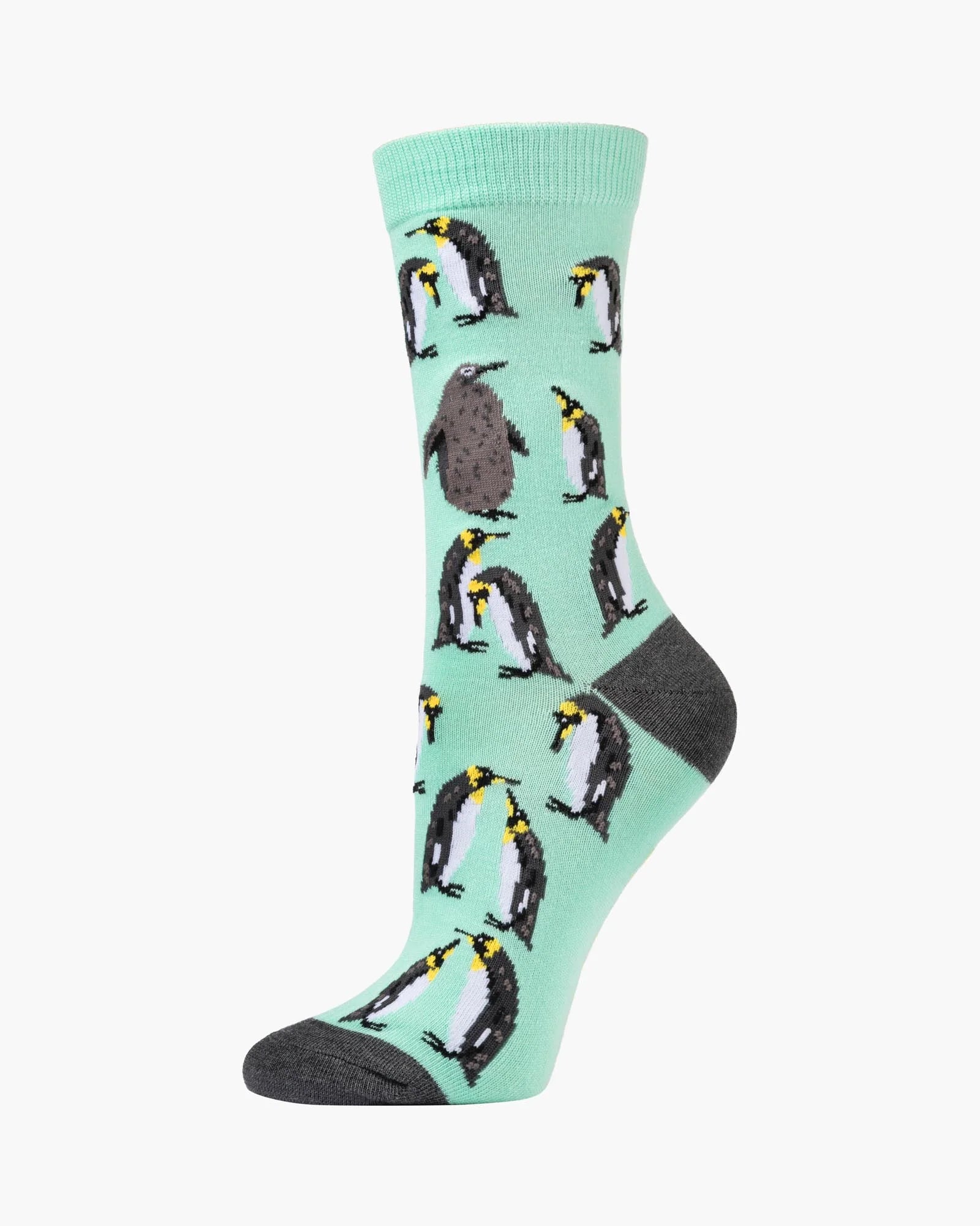 Pesto The Penguin Women's Bamboo Crew Socks