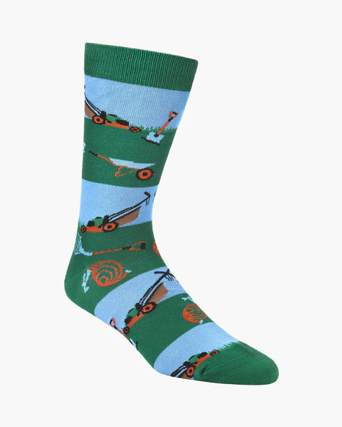 Lawn King Men's Bamboo Crew Socks