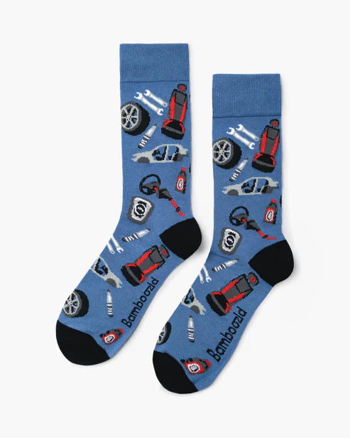 Mechanic Men's Bamboo Crew Socks