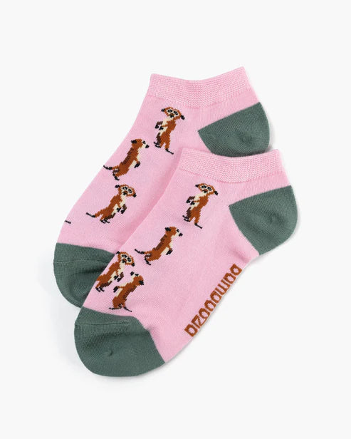 Meerkat Women's Bamboo Ankle Socks