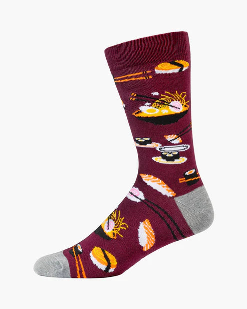 Ramen Men's Bamboo Socks