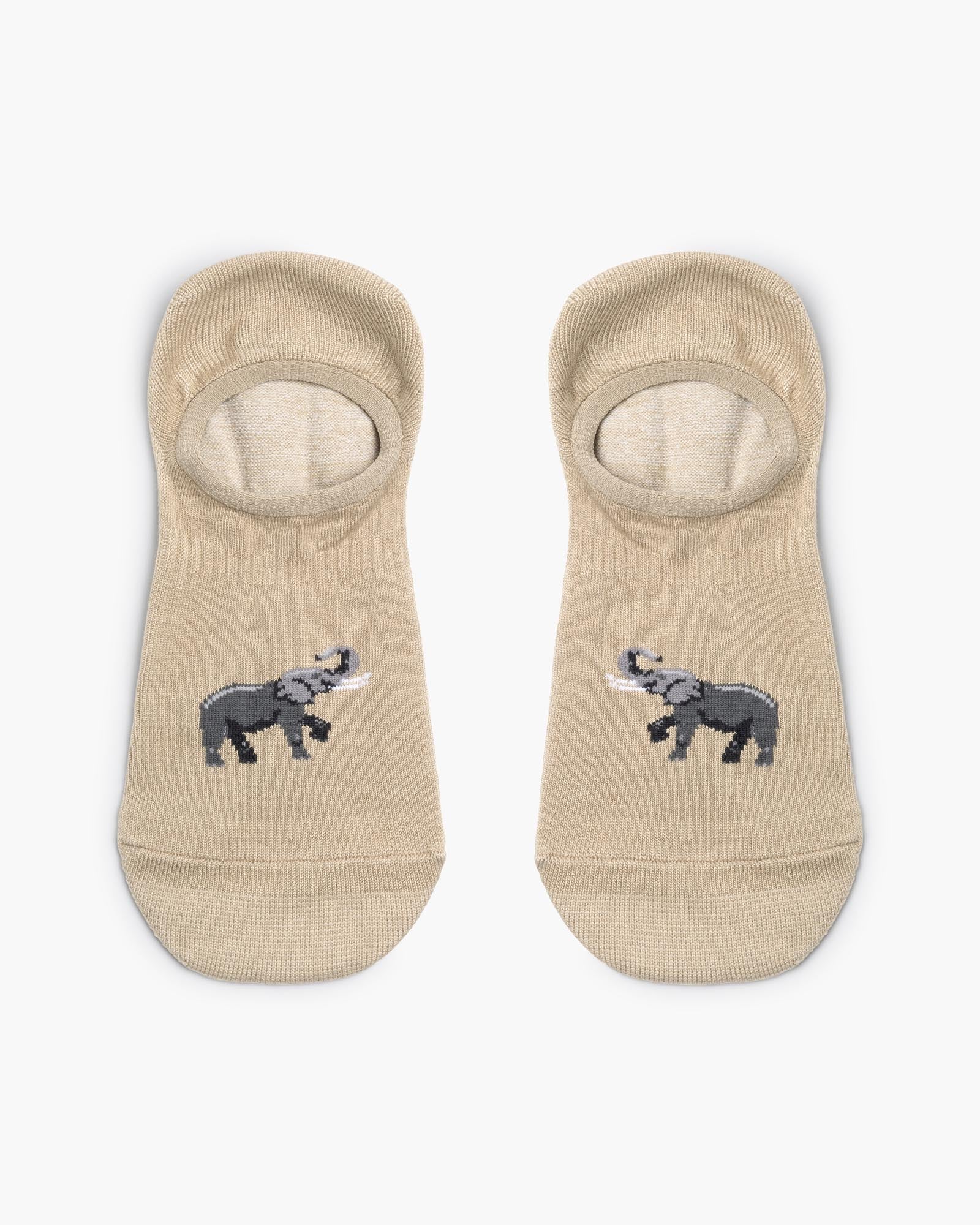 Safari Men's No Show Socks - 2 Pack