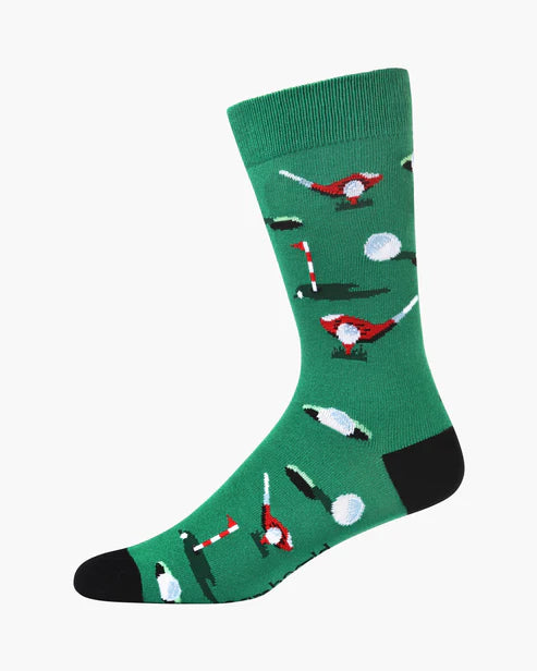 The Green Men's Bamboo Crew Socks