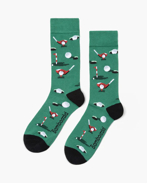 The Green Men's Bamboo Crew Socks