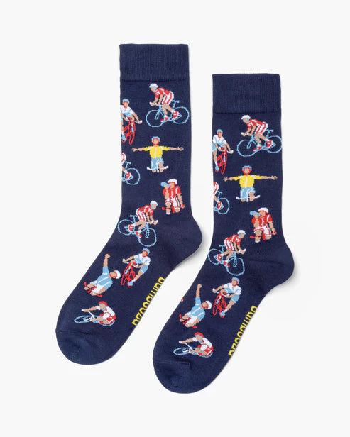 Tour Down Under Men's Bamboo Crew Socks