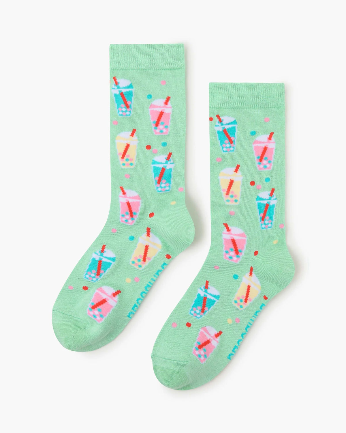 Bubble Tea Women's Bamboo Crew Socks