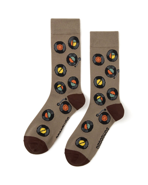 Spin it Vinyl Men's Bamboo Crew Socks