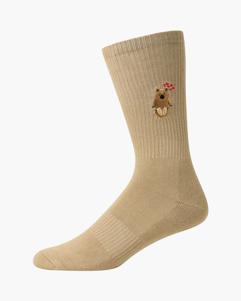 Wombat Men's Sports Bamboo Crew Socks
