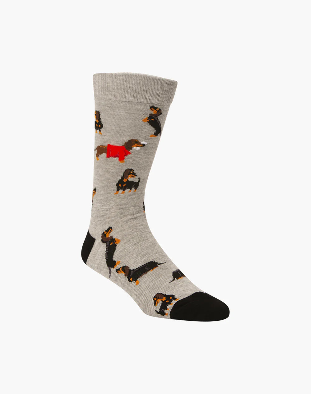 Dachshund Men's Bamboo Crew Socks