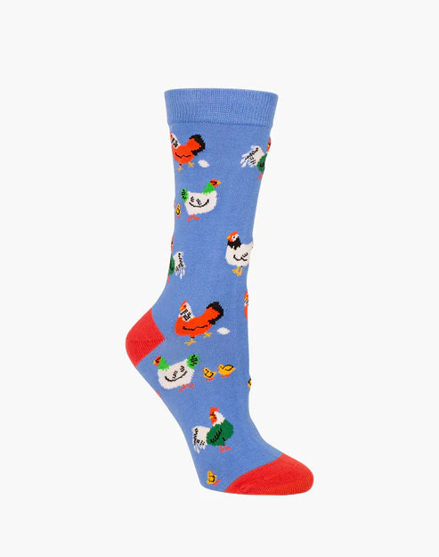 Miss Clucky Women's Bamboo Crew Socks