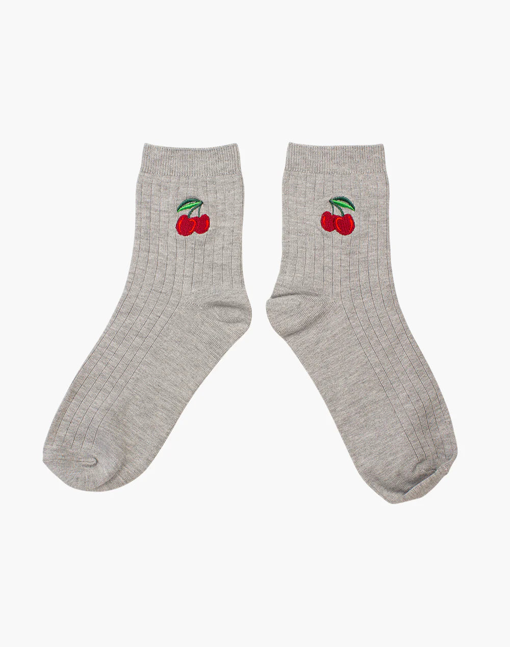 Cherry Women's Bamboo Quarter Socks - The Sockery