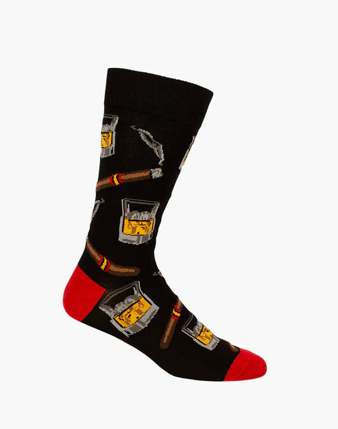 Mens Whiskey Bamboo Crew Sock - The Sockery