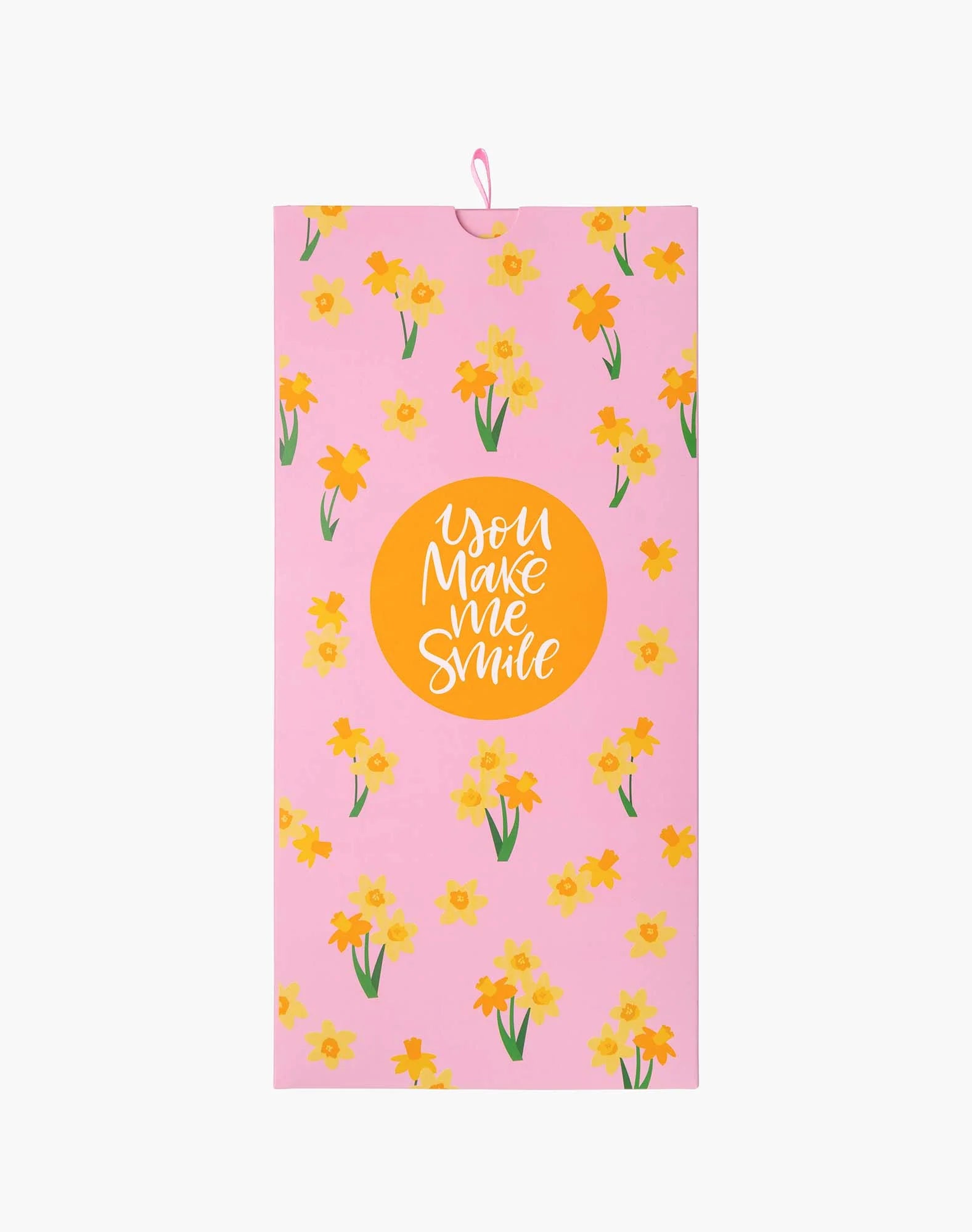 You Make Me Smile Women's Sock Card