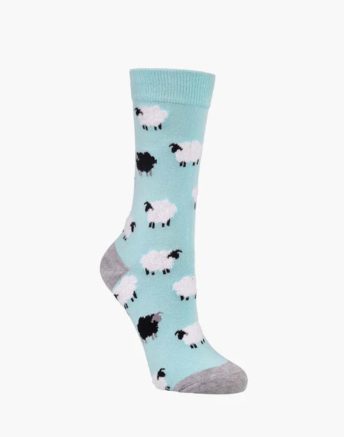 Fluffy Sheep Women's Bamboo Crew Socks - The Sockery